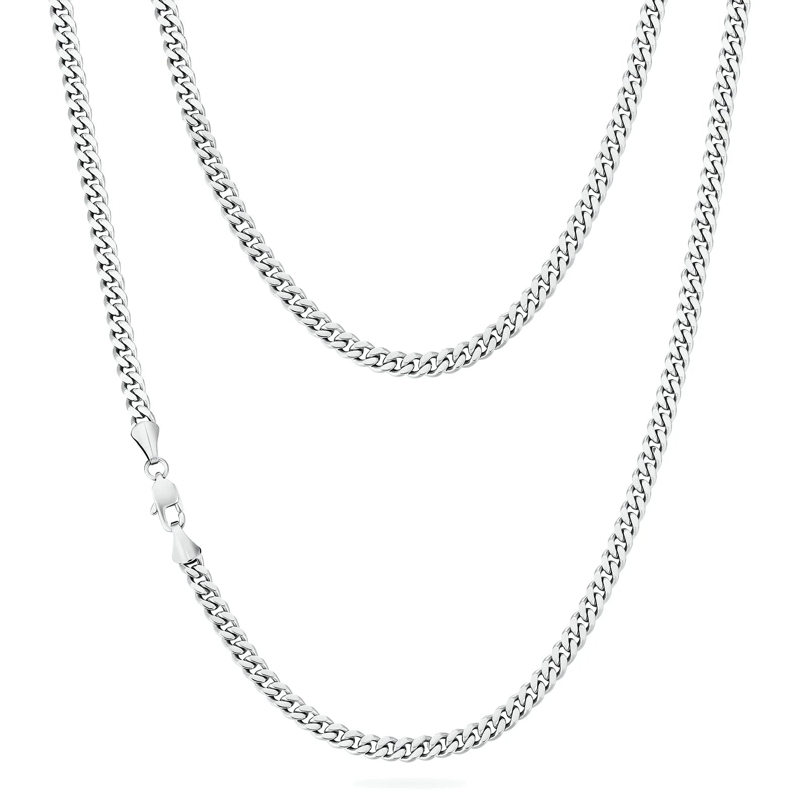 Silver Cuban Link (4mm)
