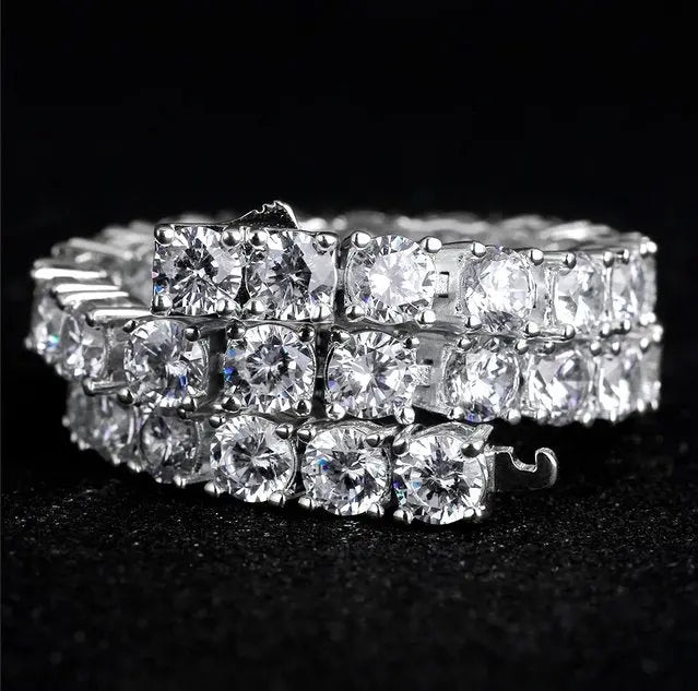FOREIGN TENNIS BRACELET (SILVER) - Foreign Jewels