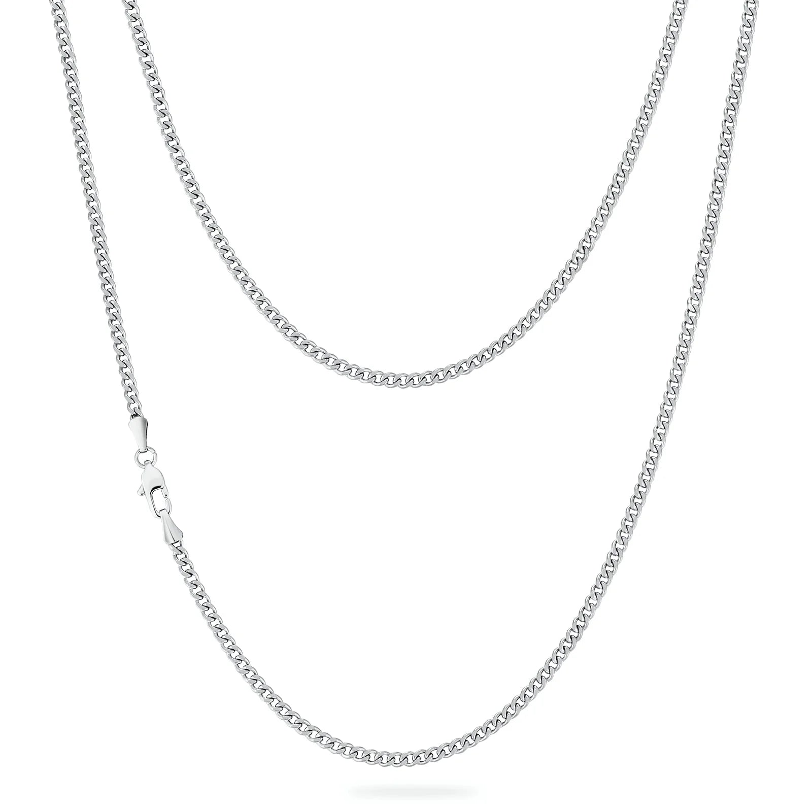 Silver Cuban (3mm)