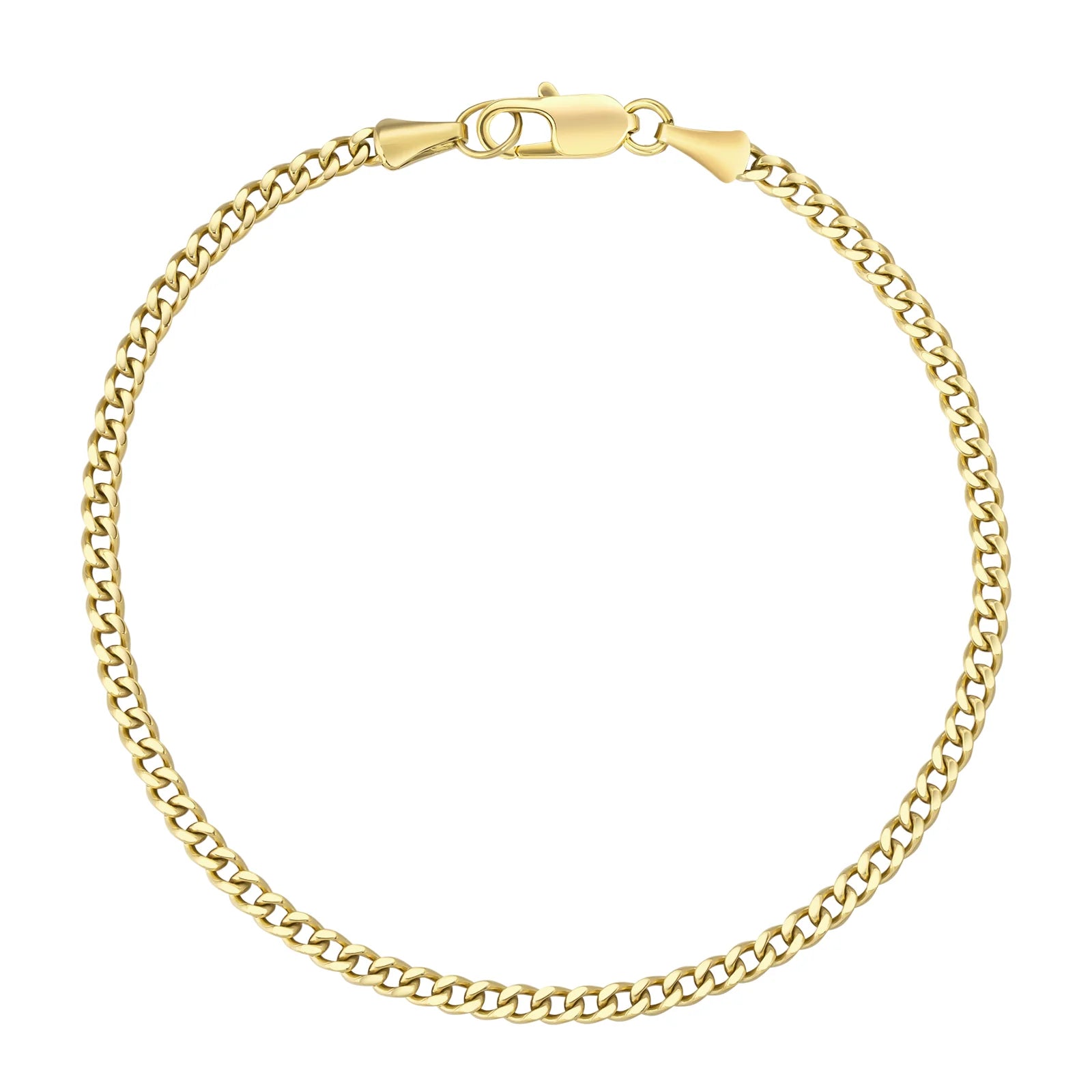 Cuban Gold Bracelet (3mm)
