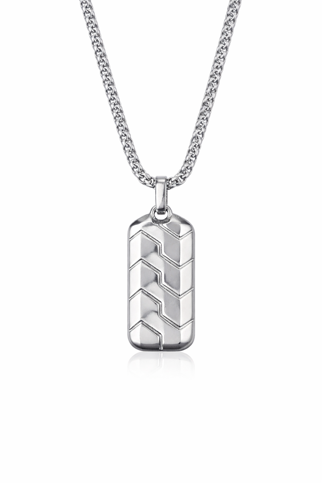 Silver Tag Pendant