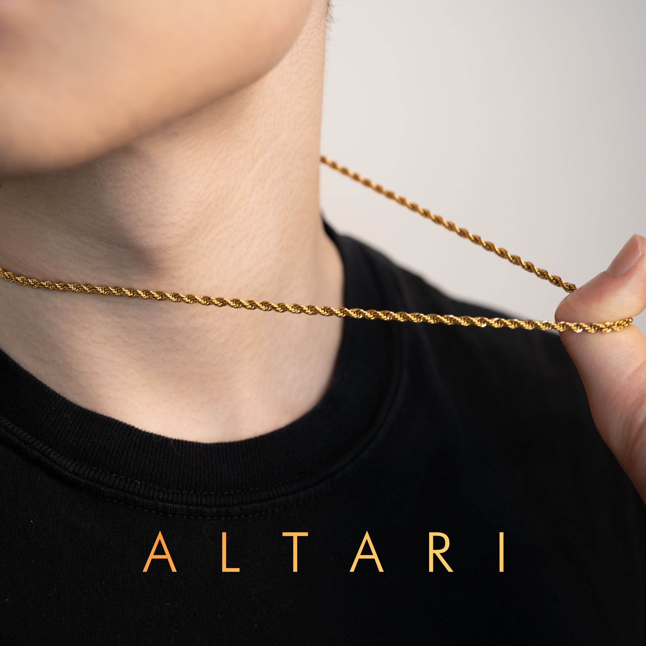 Gold Twisted Rope (3MM)
