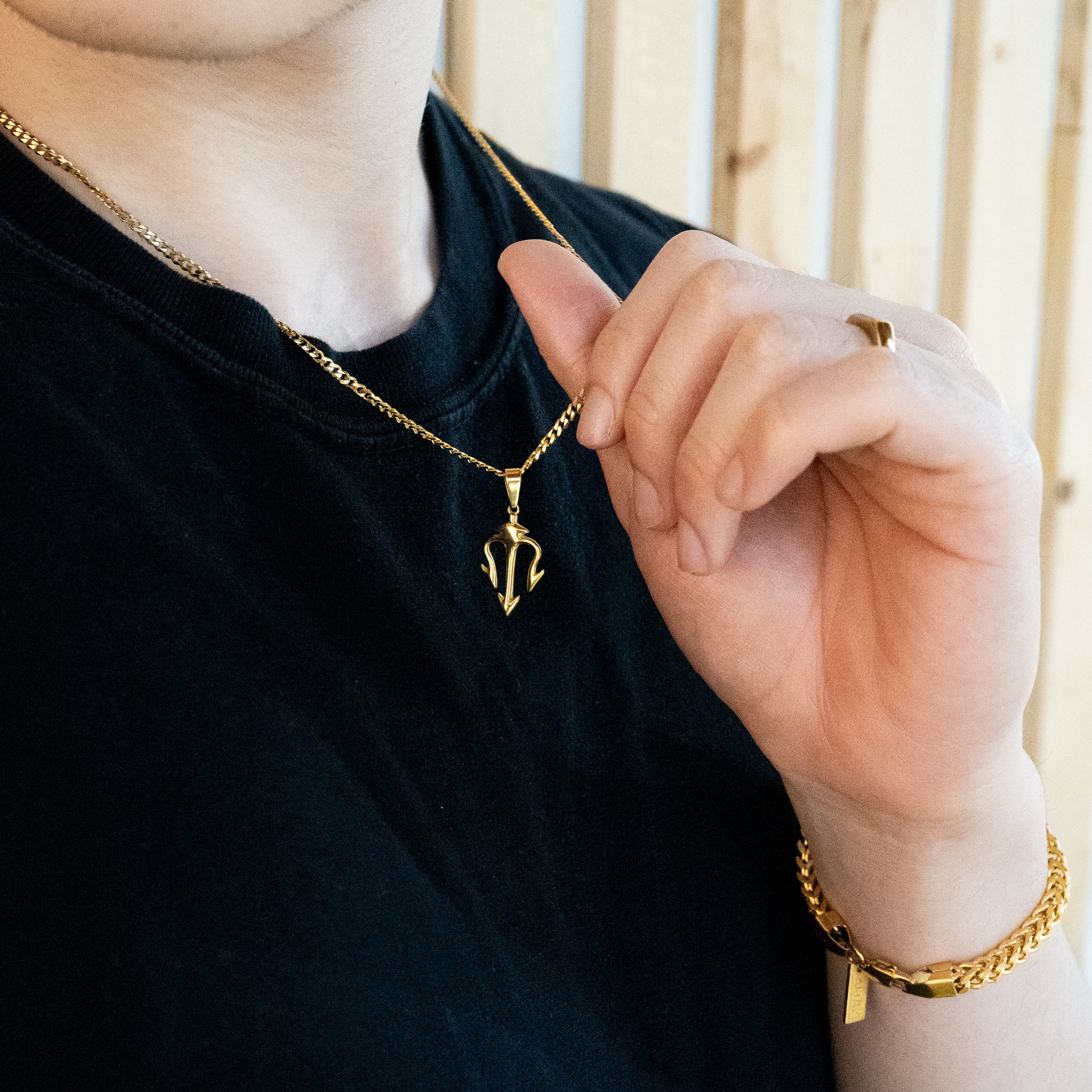 Gold Arrow Pendant