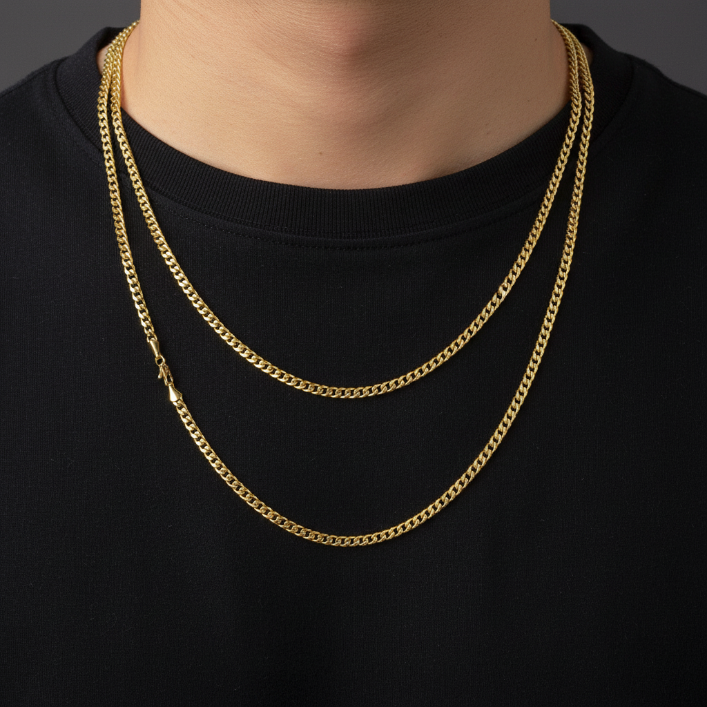 Gold Cuban Link (3mm)