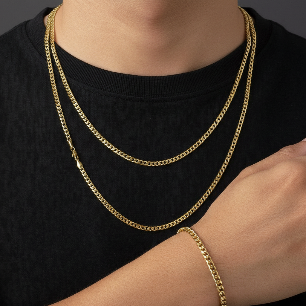 Gold Cuban Link (3mm)