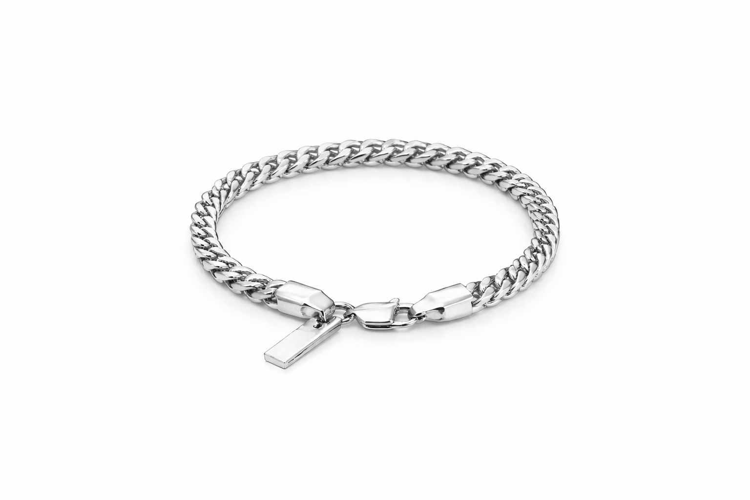 Franco Silver Bracelet (5mm)