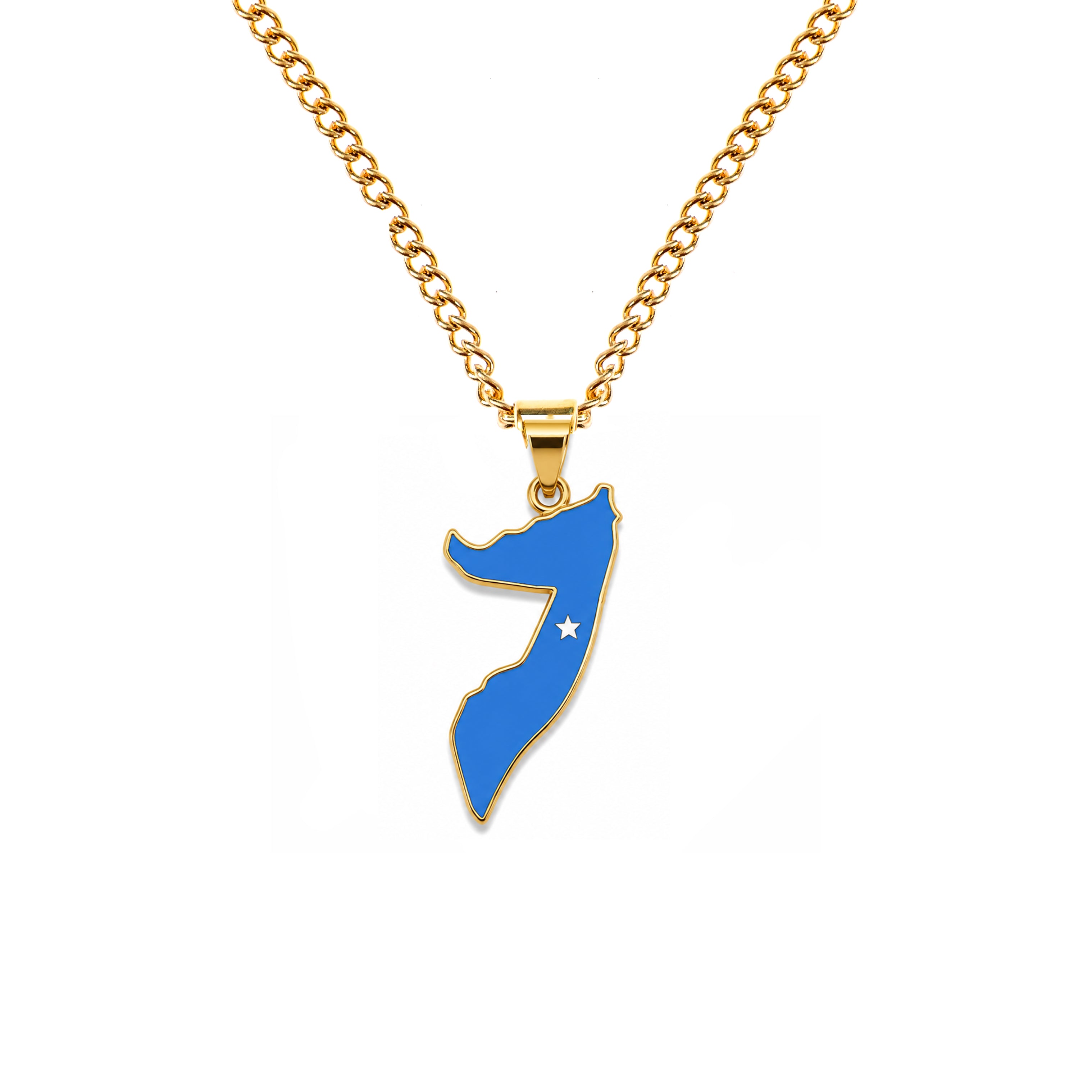 Somalia Gold Pendant