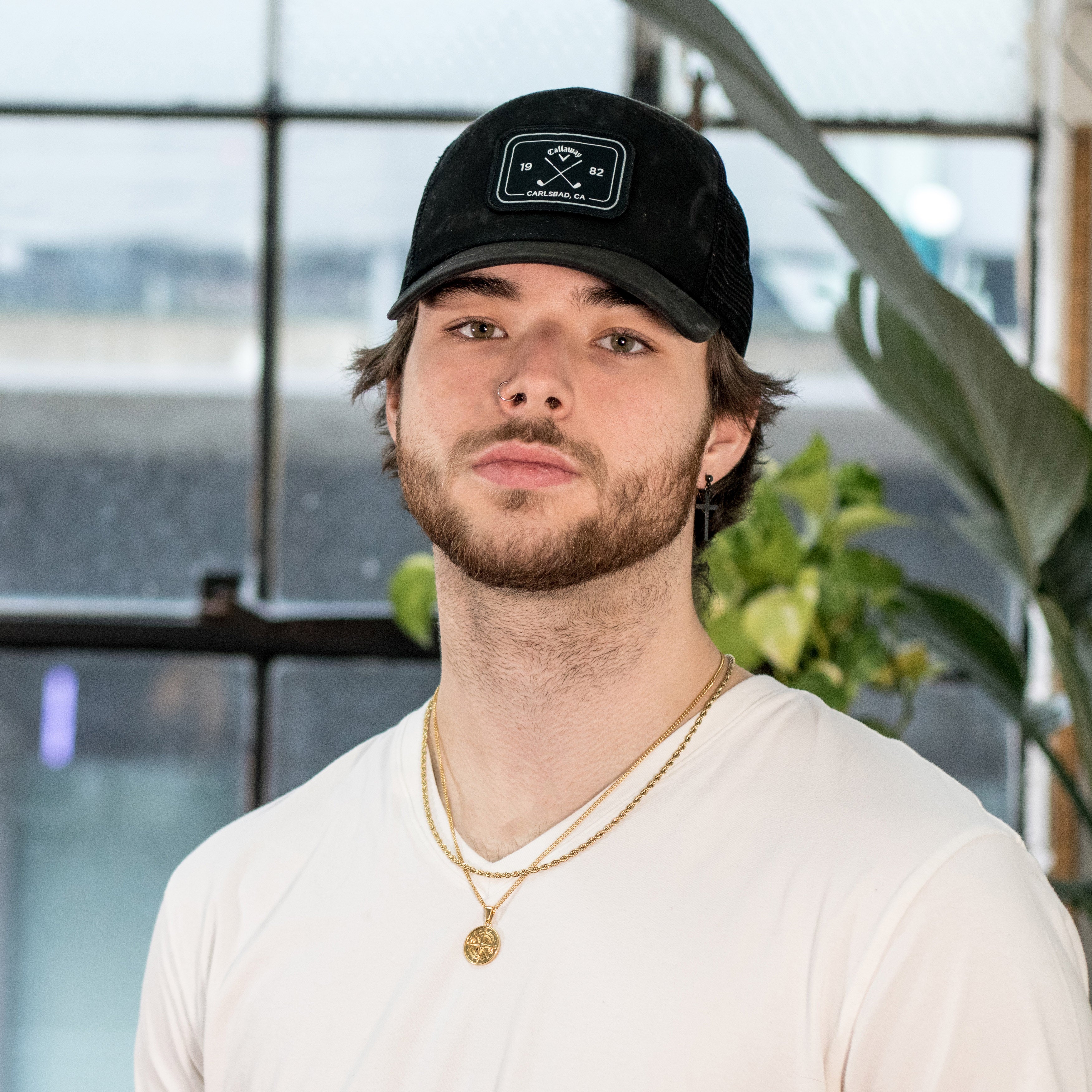 Gold Compass Pendant