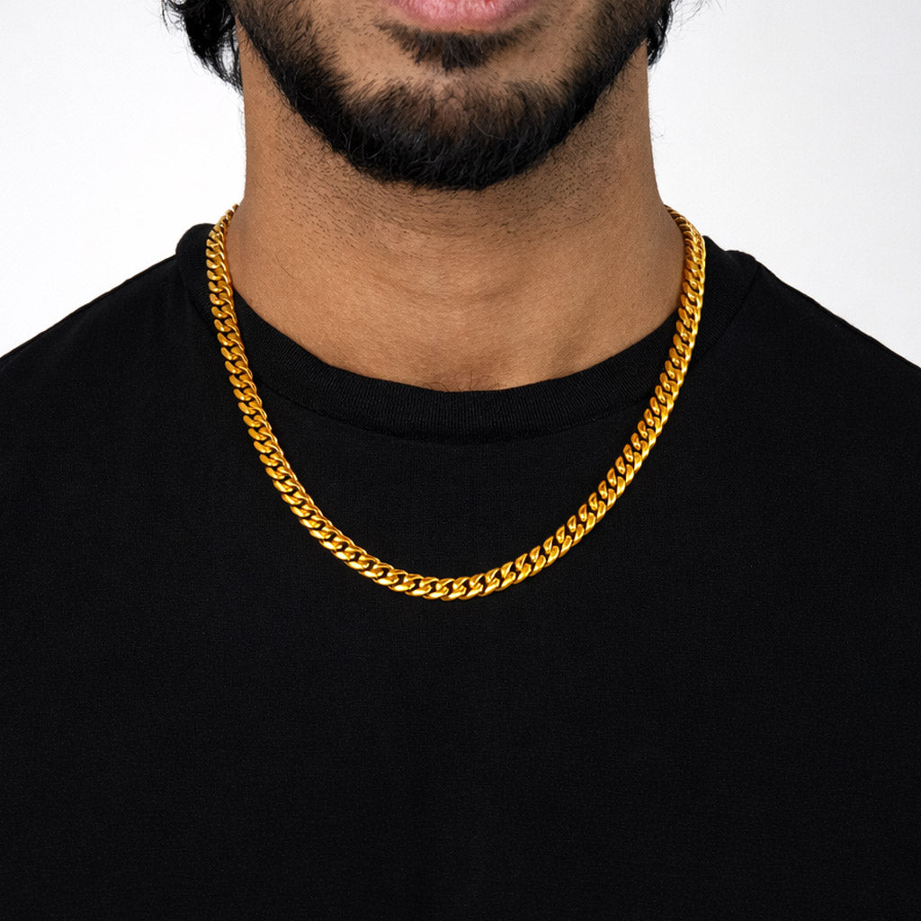 Gold Cuban Link  (8mm)