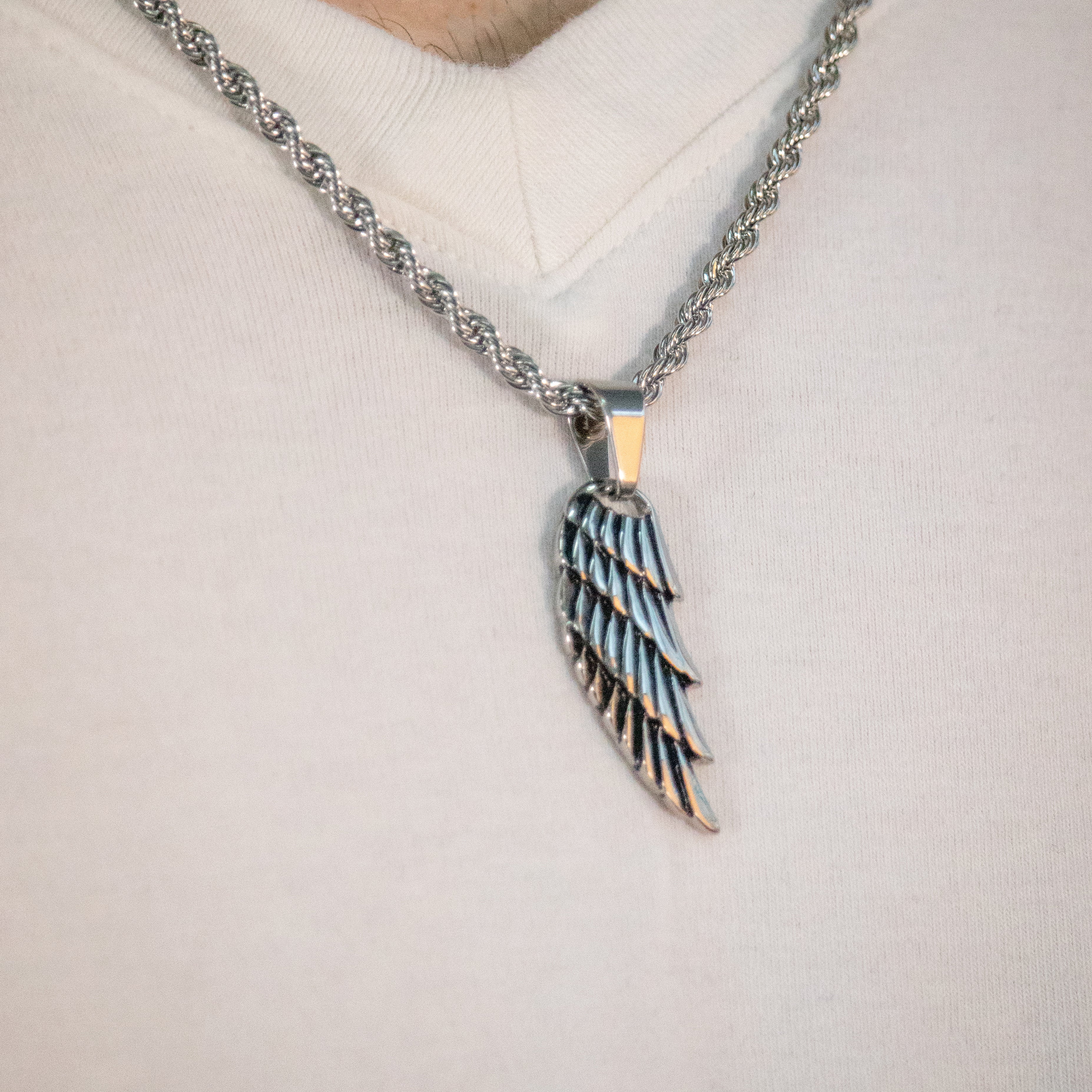 Angel Wing Pendant (Silver)
