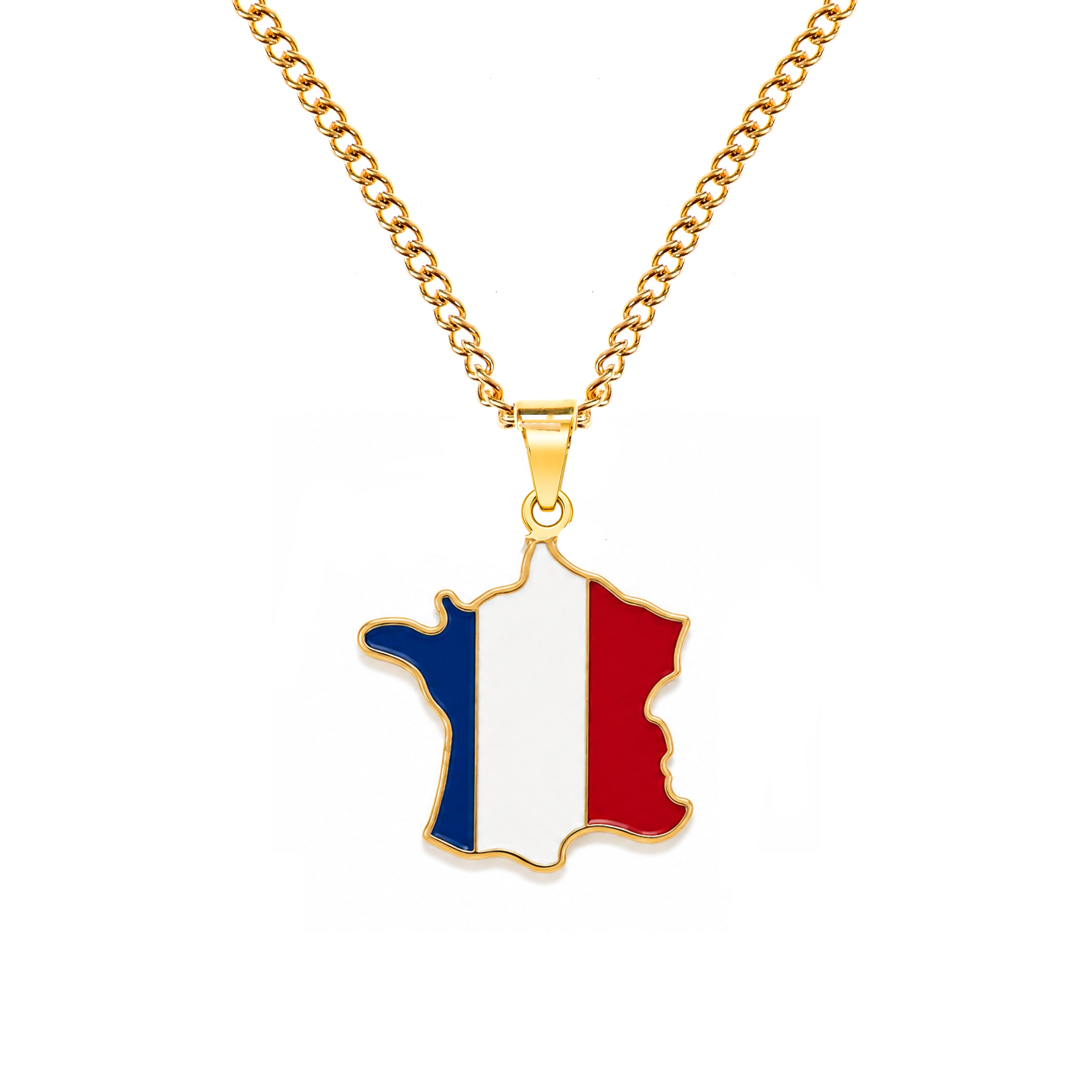 France Gold Pendant