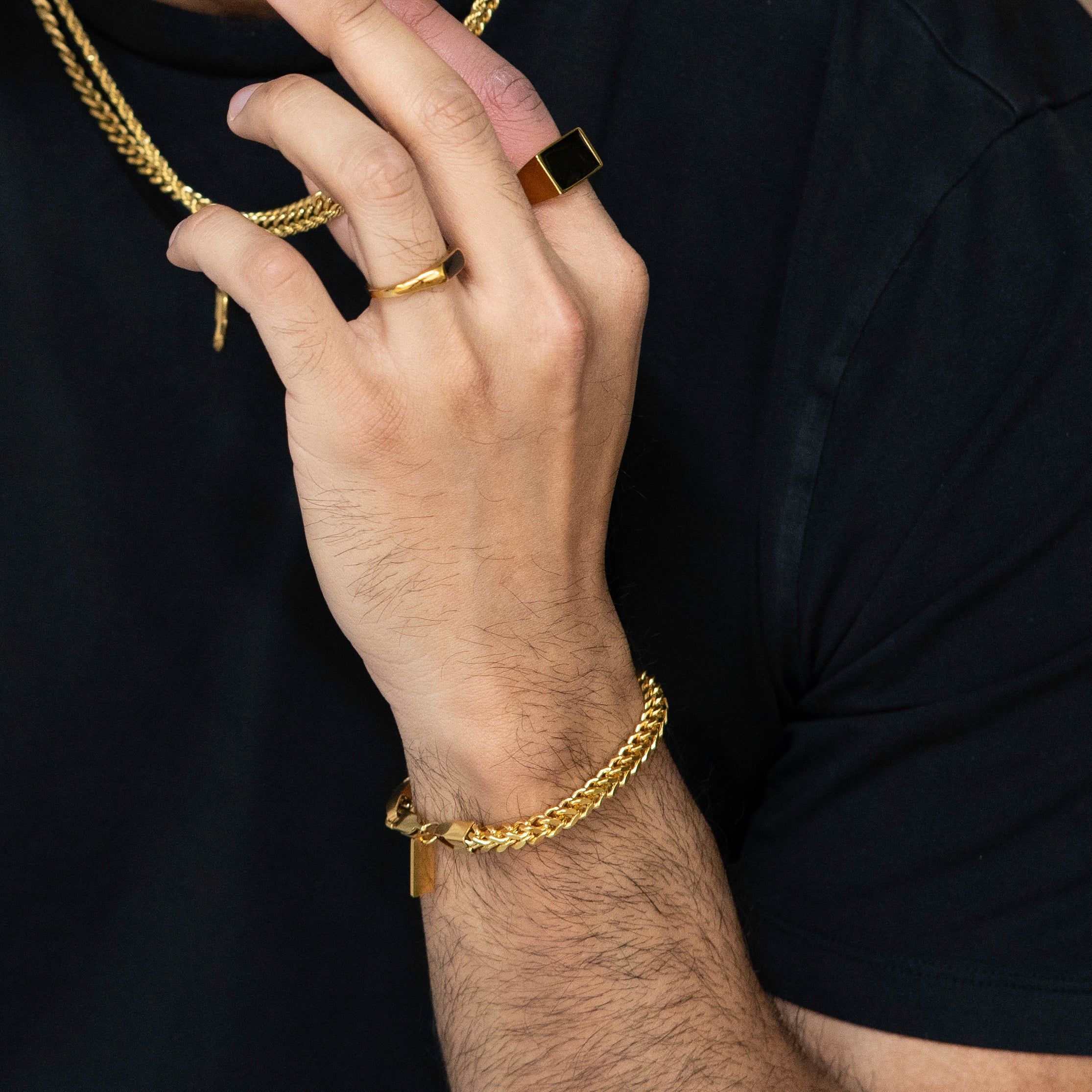 Franco Gold Bracelet (5mm)