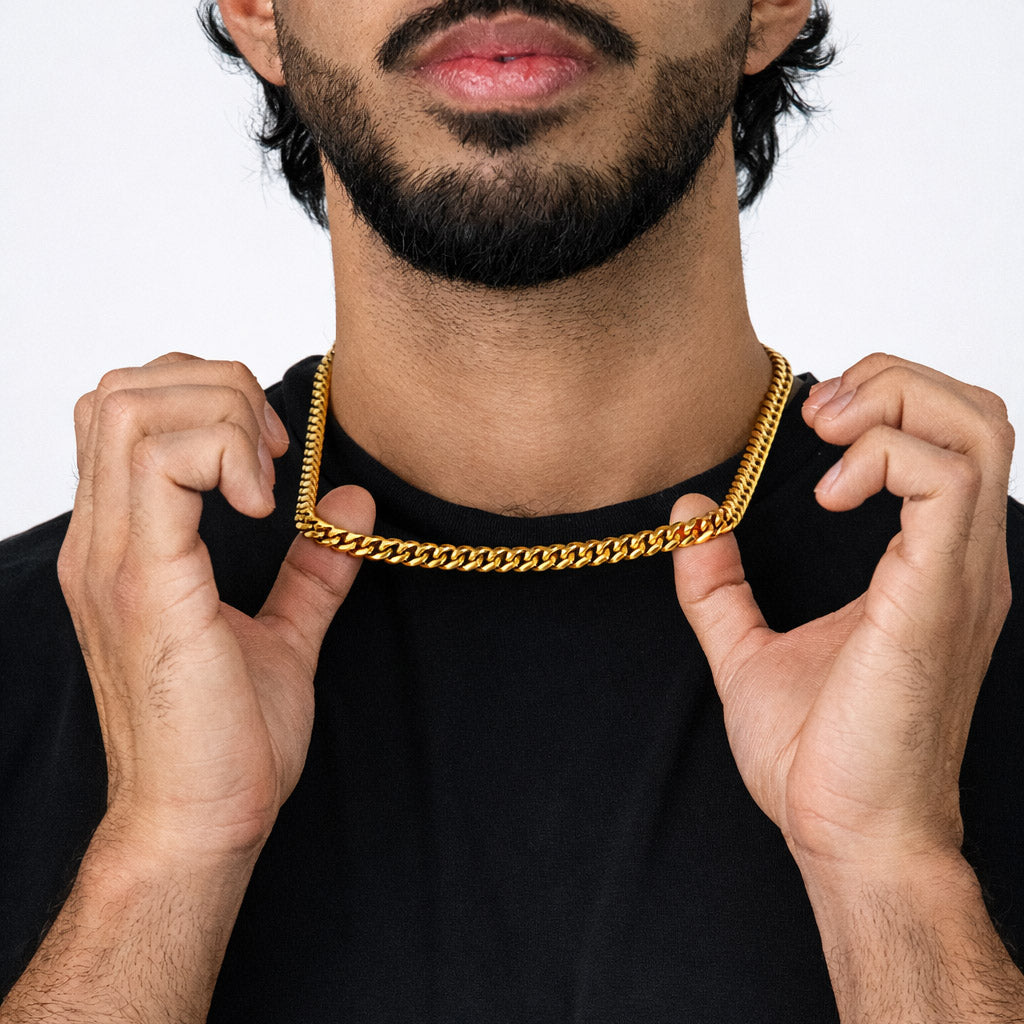 Gold Cuban Link  (8mm)