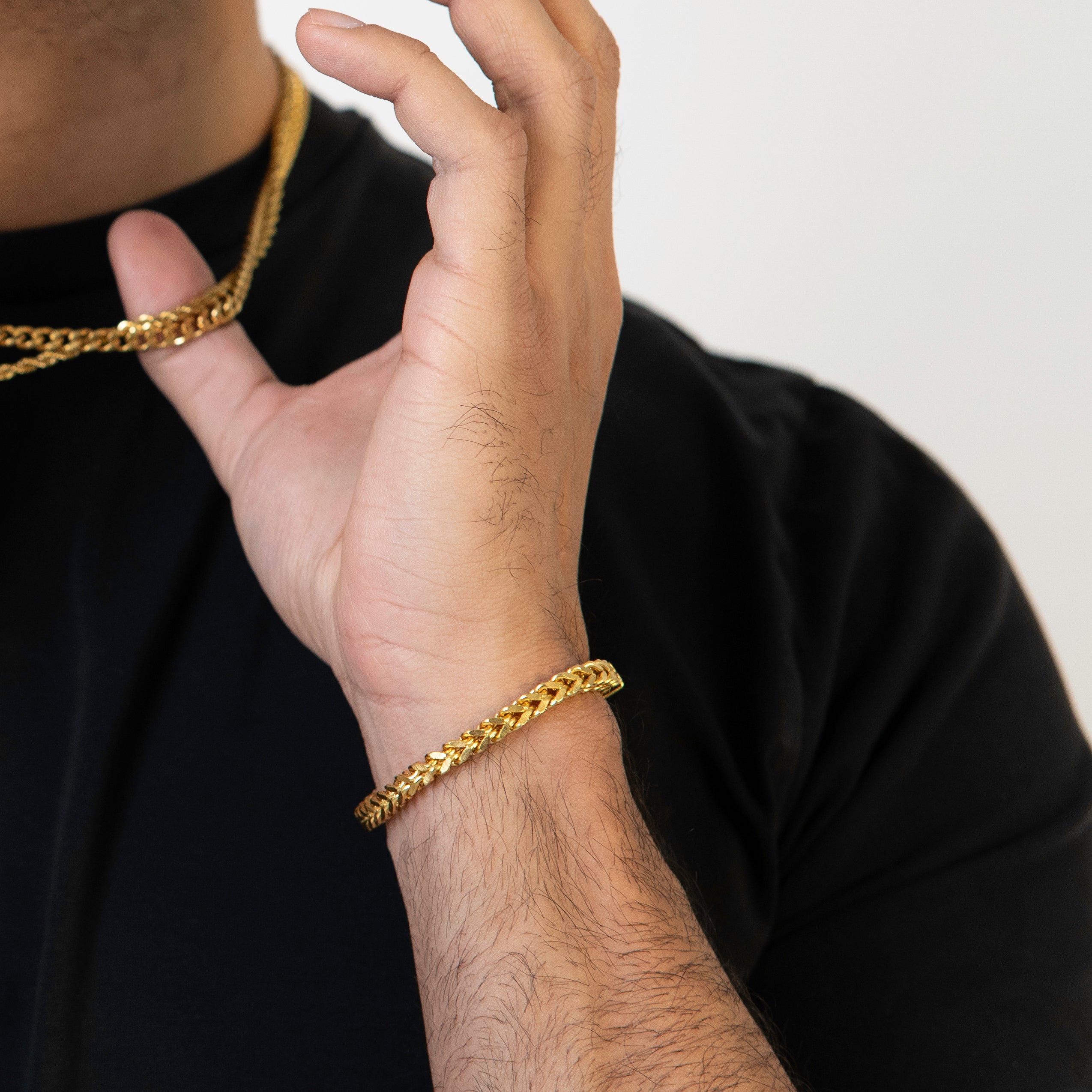 Franco Gold Bracelet (5mm)