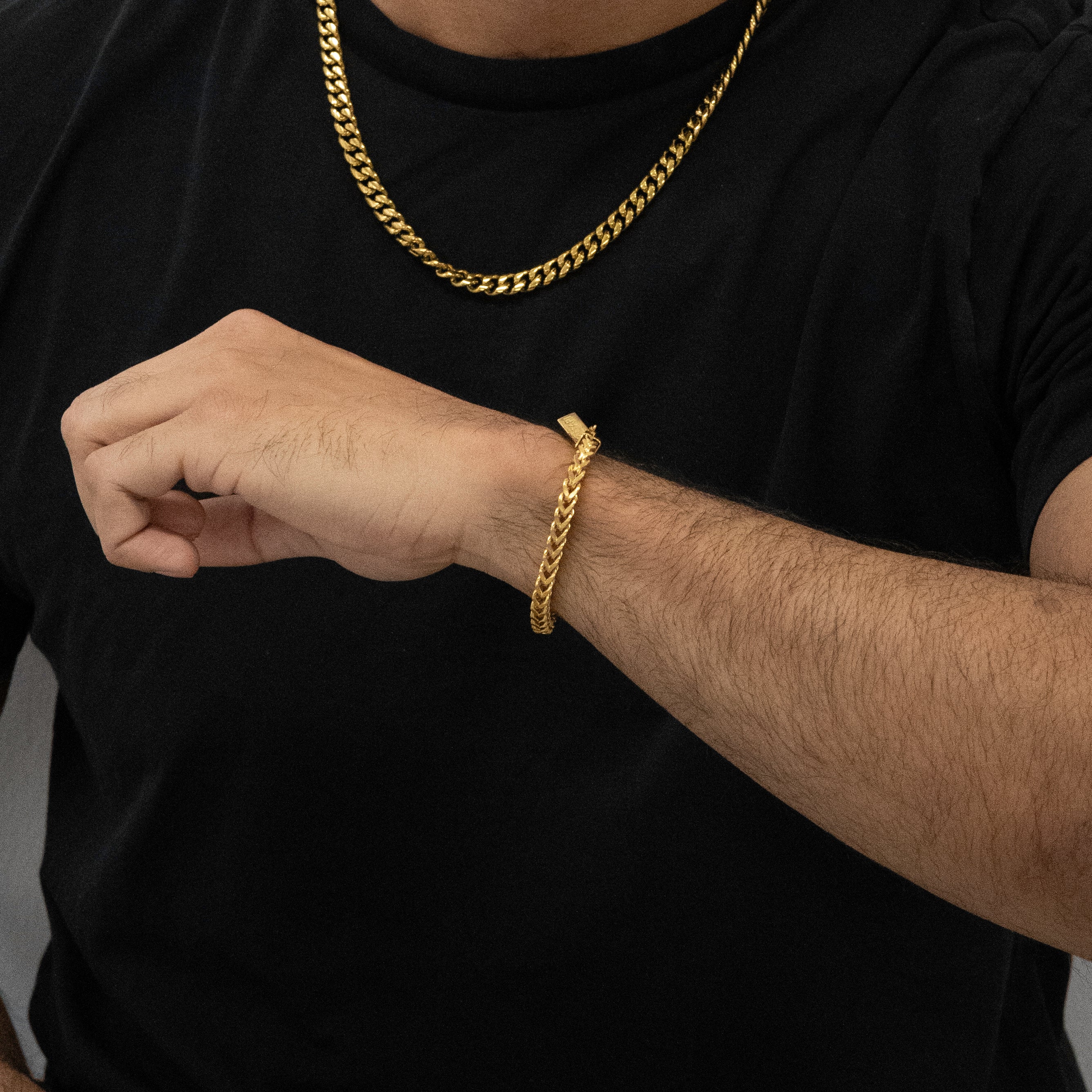Franco Gold Bracelet (5mm)