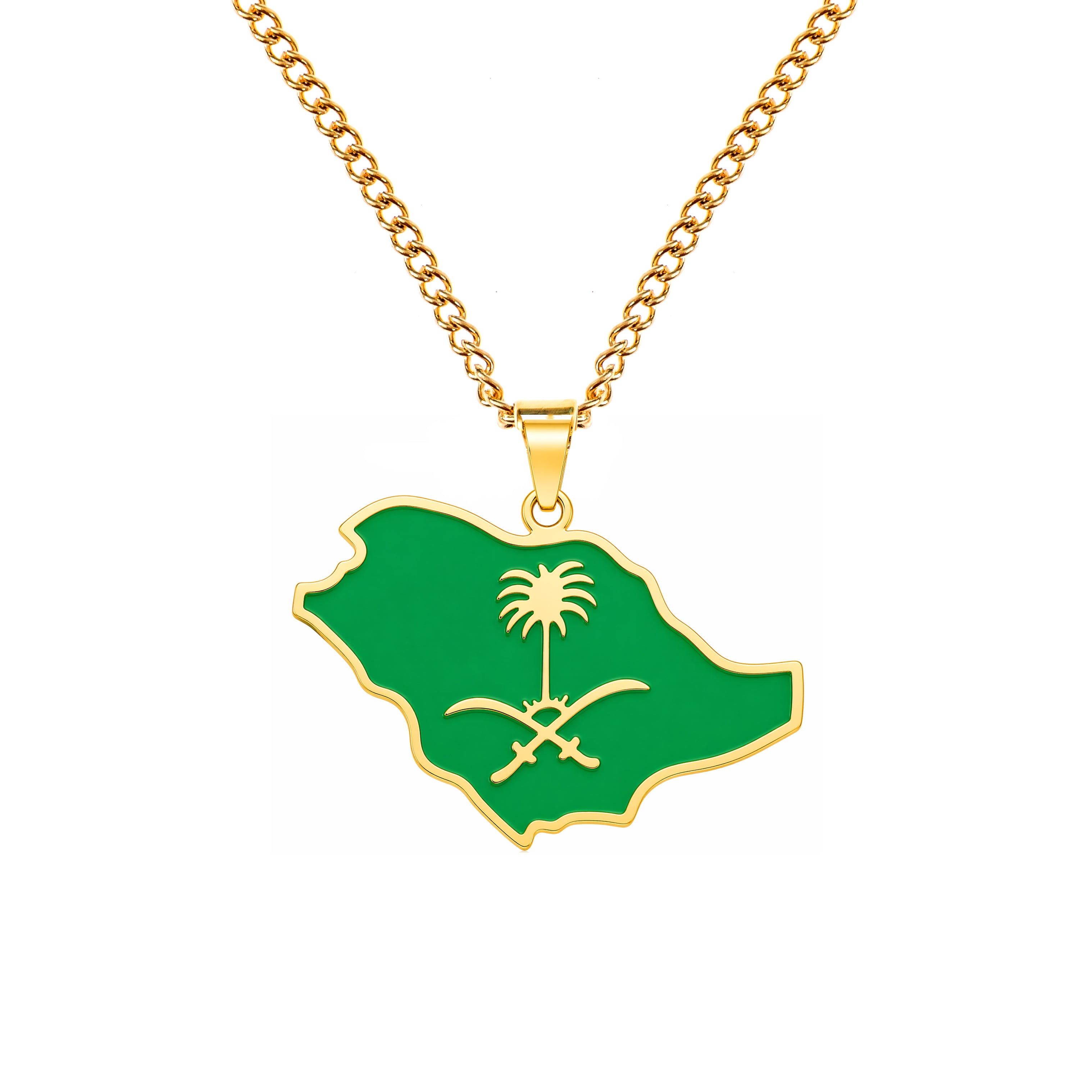 Saudi Gold Pendant