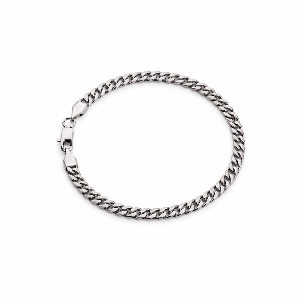 Cuban Silver Bracelet (5mm)