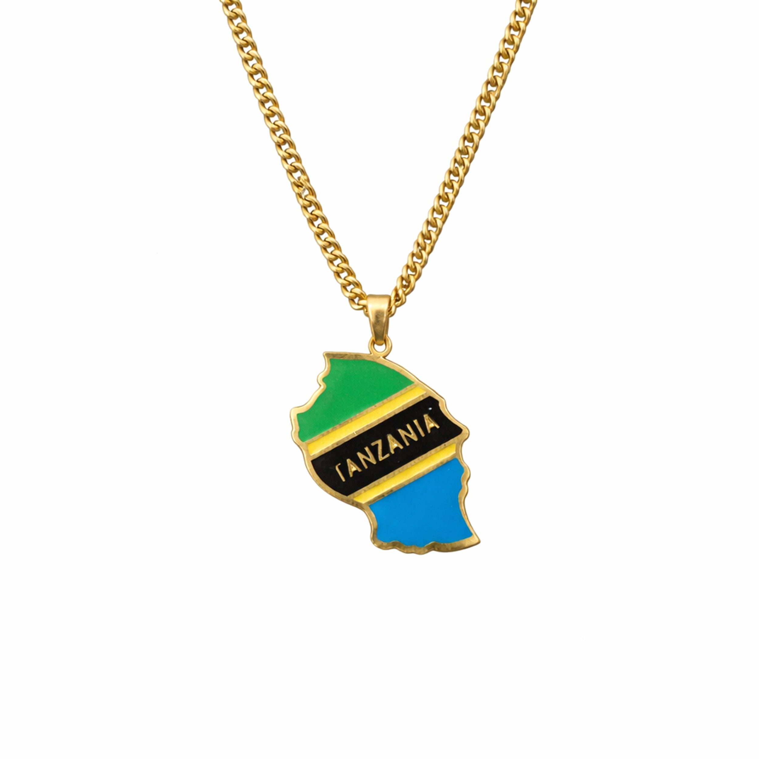 Tanzania Gold Pendant