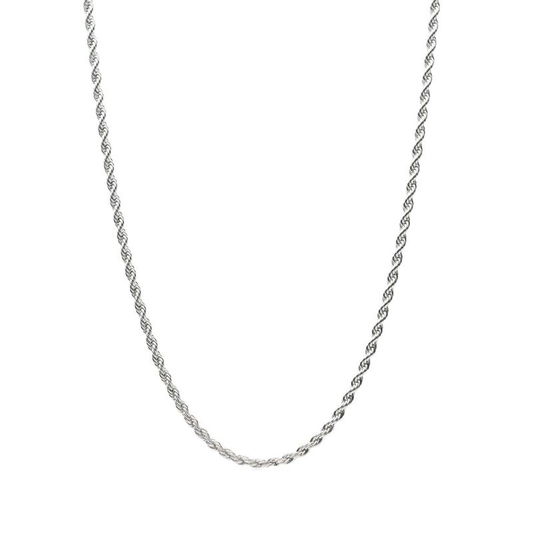 Silver Twisted Rope Chain (3MM)