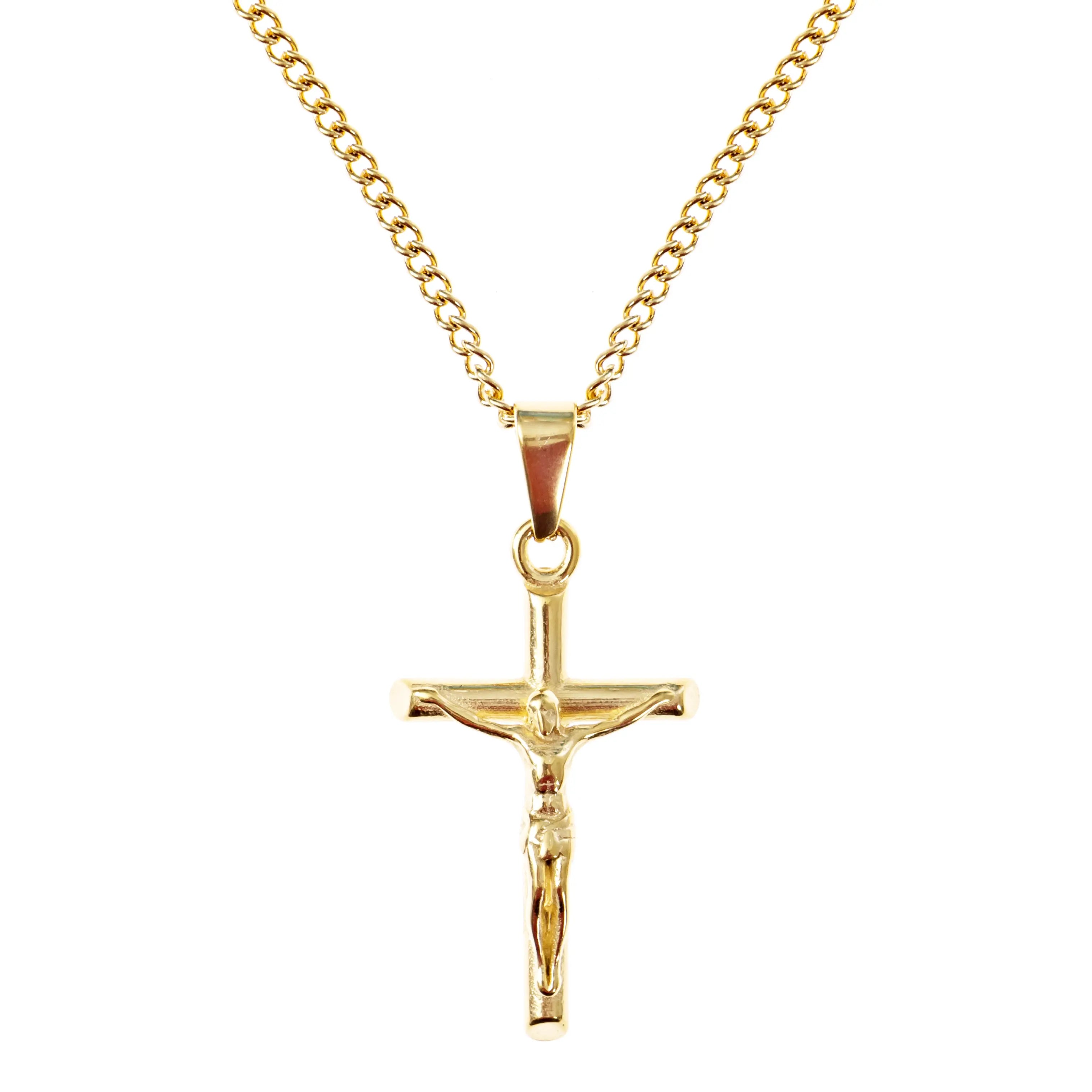 GOLD CROSS NECKLACE