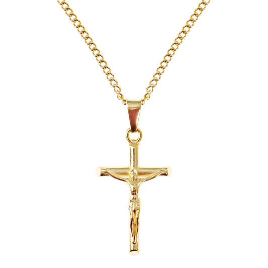 GOLD CROSS NECKLACE