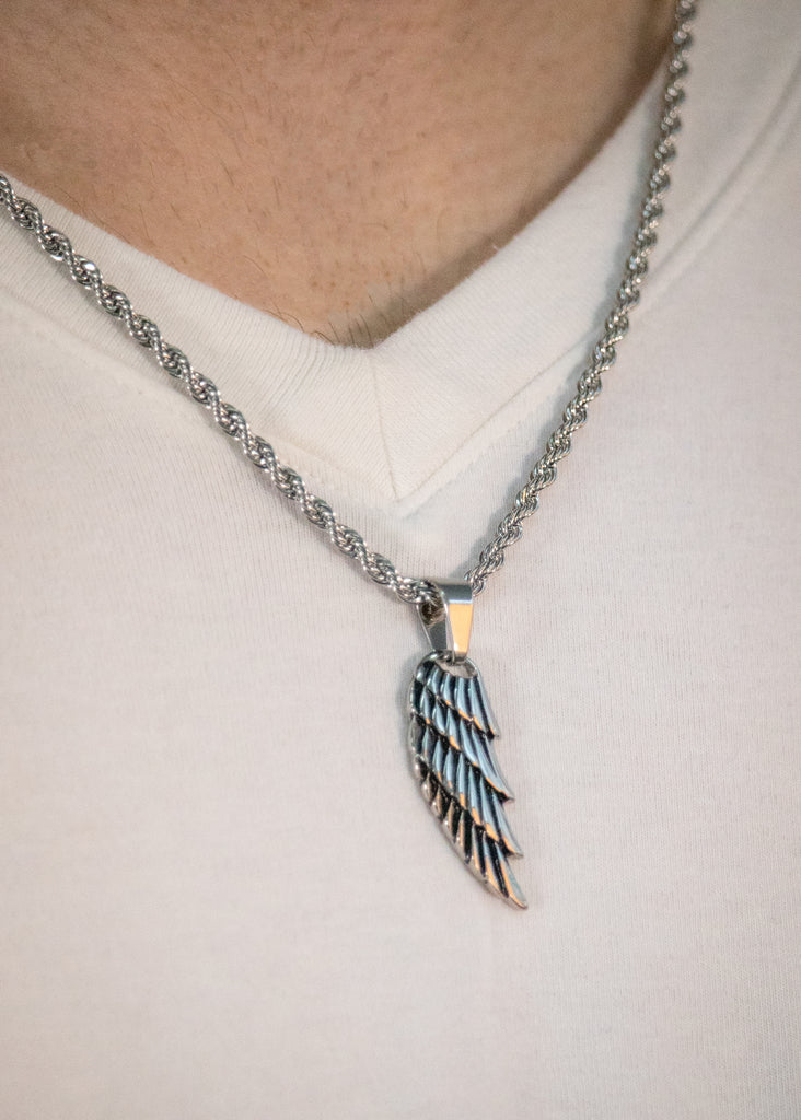Angel Wing Pendant (Silver)