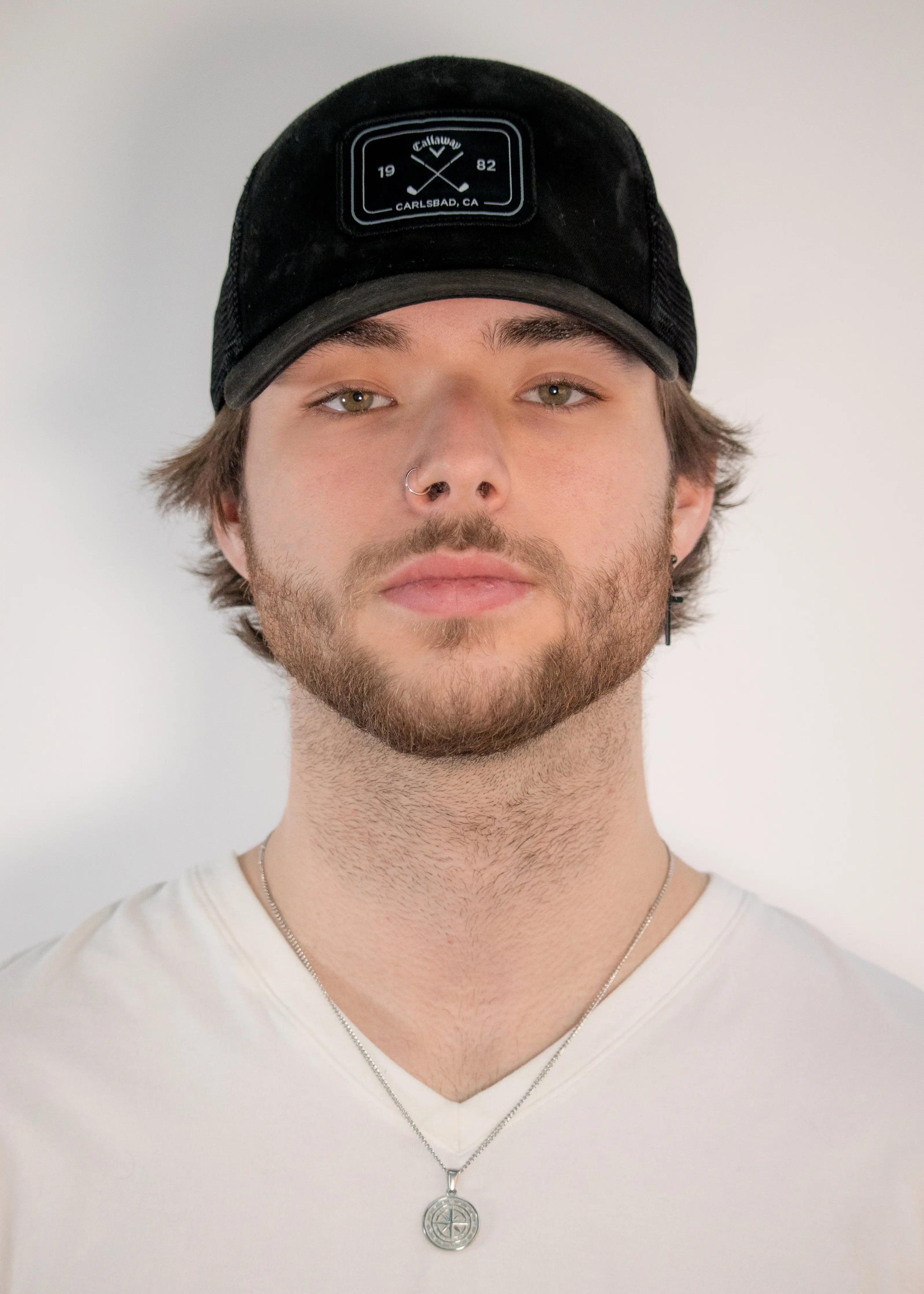 Silver Compass Pendant