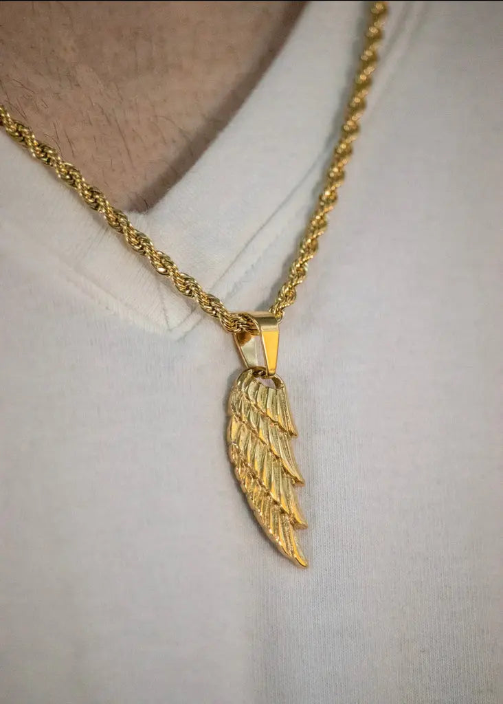 Angel Wing Pendant (Gold)