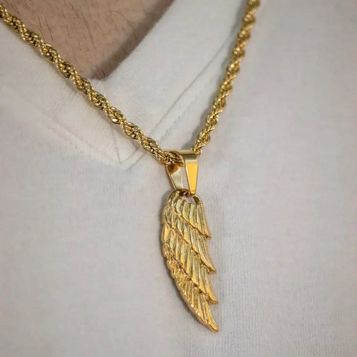 Angel Wing Pendant (Gold)