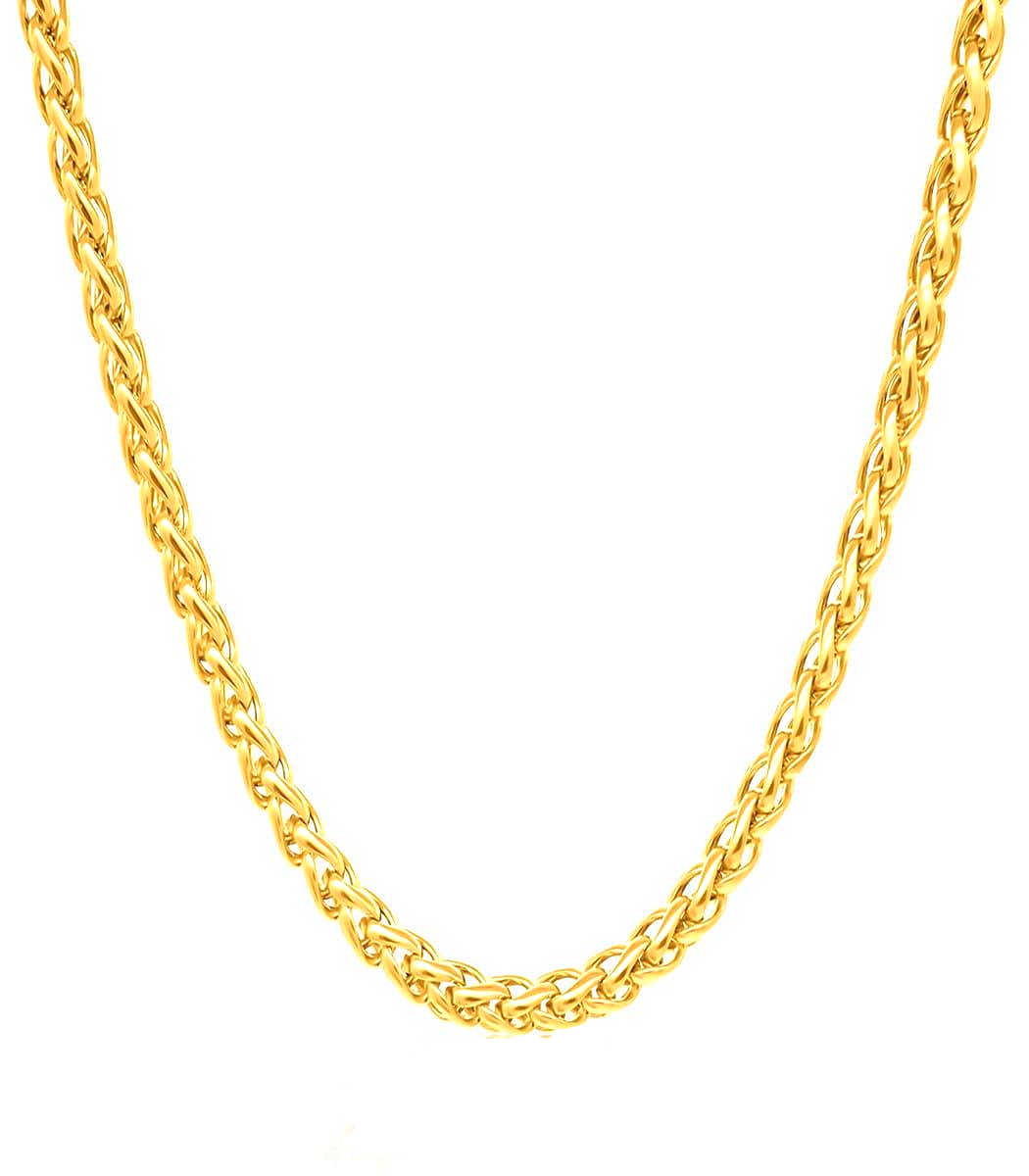Gold Wheat Chain (3MM)